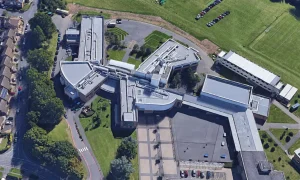 Aerial photo after construction