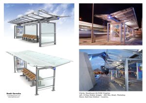 Bus Shelter CG Visual and Built